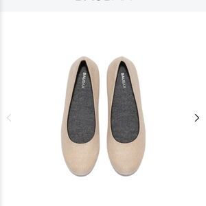 Baubax Women's Comfortable Dressy Flats, Beige, Size 10